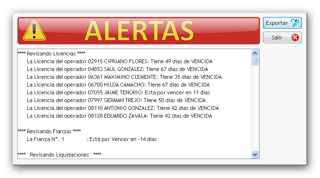 Visor de Alertas